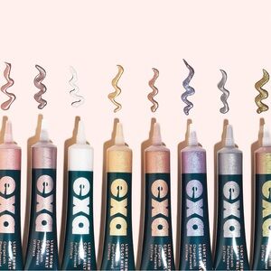 EXA Dear Diary light show color melt sparkler metallic foil gel pigment